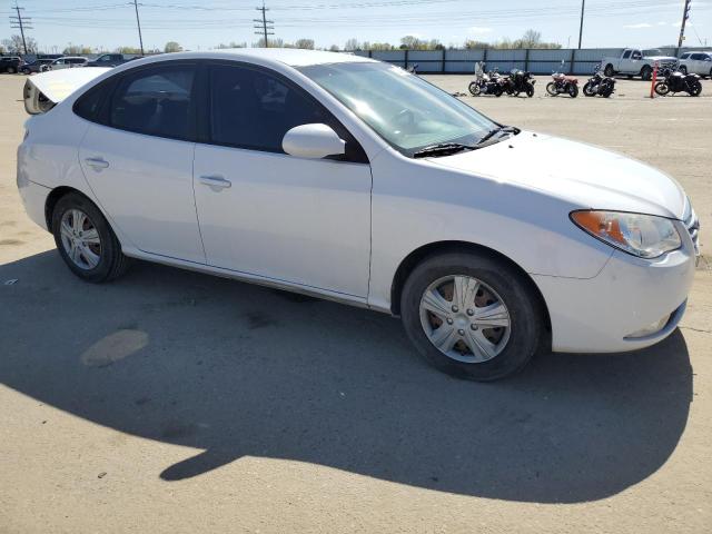 KMHDU4AD7AU887889 - 2010 HYUNDAI ELANTRA BLUE WHITE photo 4