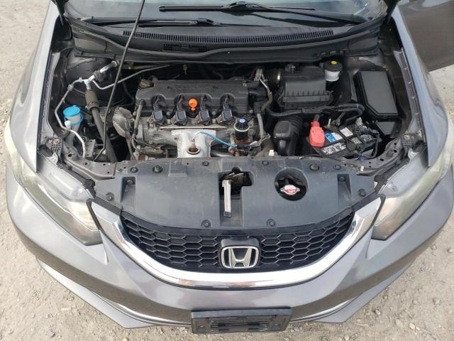 19XFB2F8XFE248172 - 2015 HONDA CIVIC EX GRAY photo 11