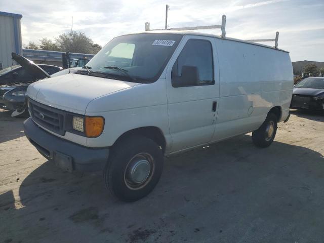 1FTNE24W66HA05716 - 2006 FORD ECONOLINE E250 VAN WHITE photo 1