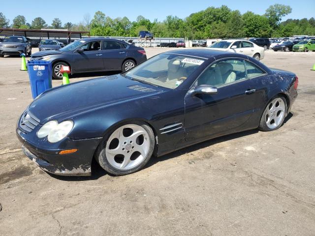 WDBSK75F35F103148 - 2005 MERCEDES-BENZ SL 500 BLUE photo 1