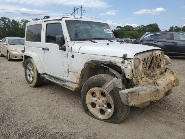 1C4AJWBG3FL743600 - 2015 JEEP WRANGLER SAHARA WHITE photo 4