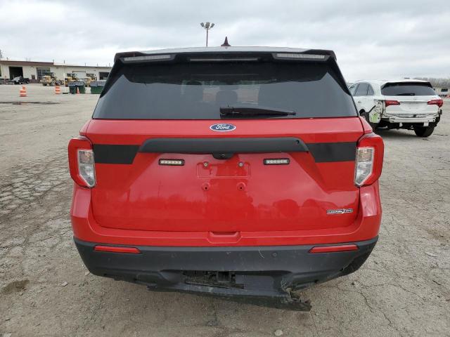 1FM5K8AB1LGA18478 - 2020 FORD EXPLORER POLICE INTERCEPTOR Qırmızı foto 6
