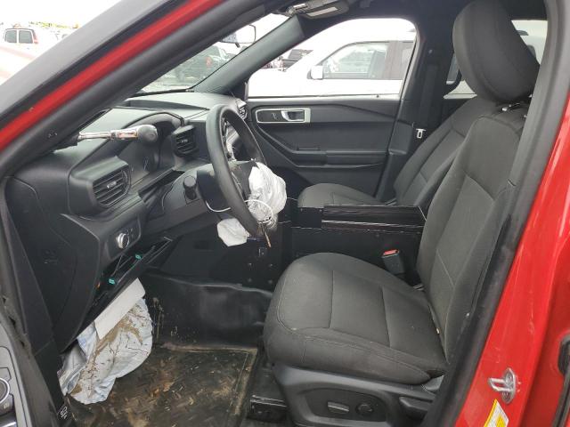 1FM5K8AB1LGA18478 - 2020 FORD EXPLORER POLICE INTERCEPTOR Qırmızı foto 7