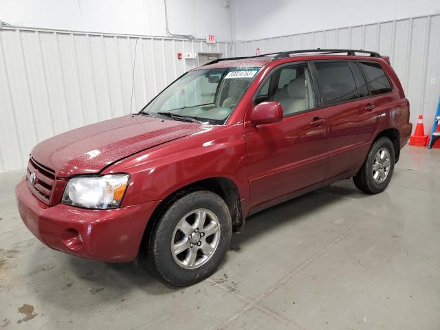 JTEHP21A570229975 - 2007 TOYOTA HIGHLANDER SPORT BURGUNDY photo 1