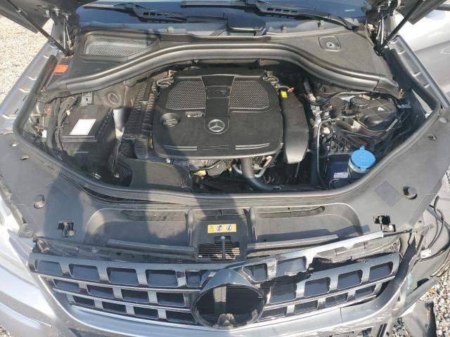 4JGDA5HB6FA490590 - 2015 MERCEDES-BENZ ML 350 4MATIC GRAY photo 12