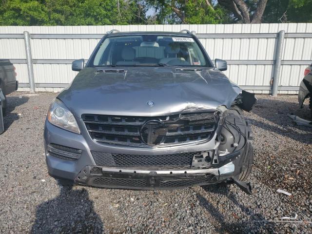 4JGDA5HB6FA490590 - 2015 MERCEDES-BENZ ML 350 4MATIC GRAY photo 5