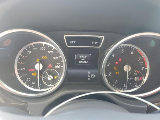 4JGDA5HB6FA490590 - 2015 MERCEDES-BENZ ML 350 4MATIC GRAY photo 9