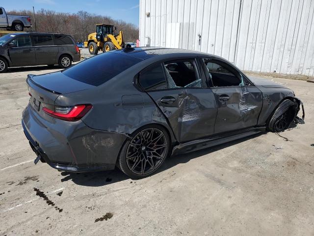 WBS43AY05RFR65782 - 2024 BMW M3 COMPETITION SILVER photo 3