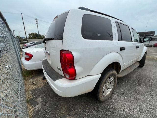 1D4HB48D75F509540 - 2005 DODGE DURANGO SLT WHITE photo 4