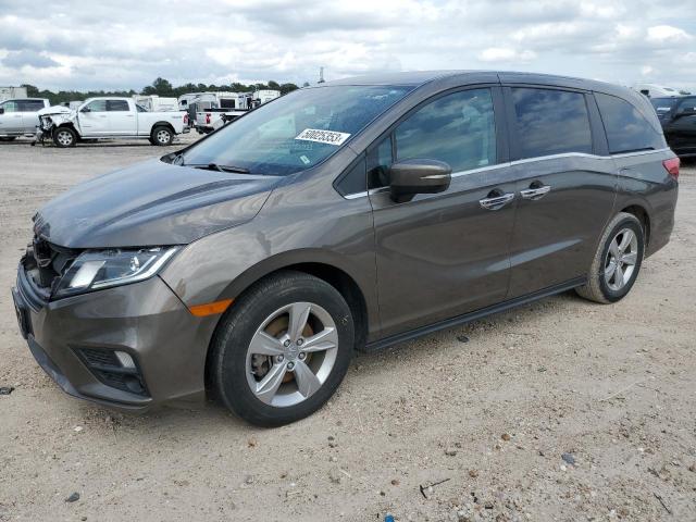 5FNRL6H55KB067201 - 2019 HONDA ODYSSEY EX GRAY photo 1