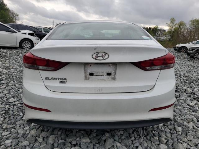 5NPD74LF4JH325484 - 2018 HYUNDAI ELANTRA SE WHITE photo 6