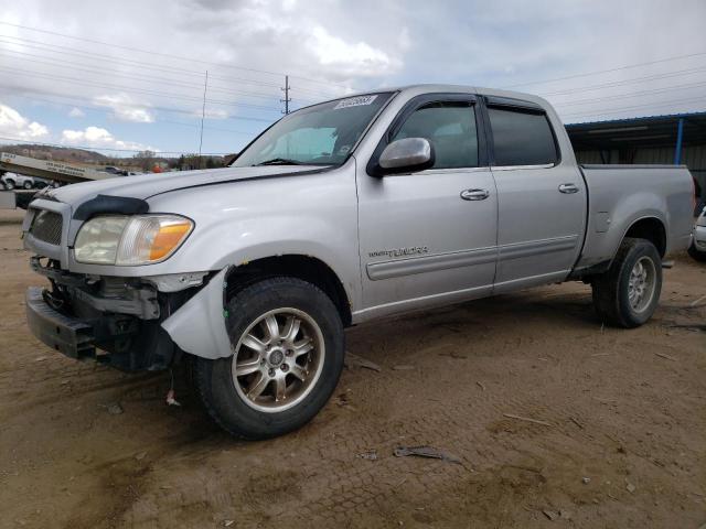 5TBDT441X6S534107 - 2006 TOYOTA TUNDRA DOUBLE CAB SR5 SILVER photo 1