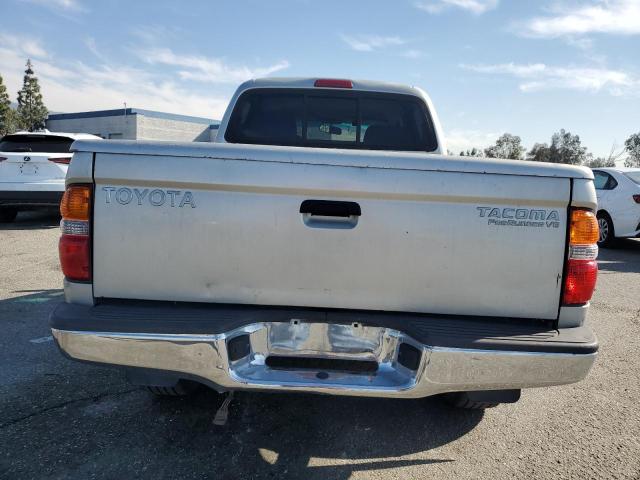 5TEGN92N44Z424235 - 2004 TOYOTA TACOMA DOUBLE CAB PRERUNNER SILVER photo 6