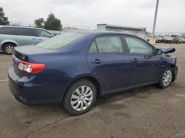 2T1BU4EE1CC840131 - 2012 TOYOTA COROLLA BASE BLUE photo 3