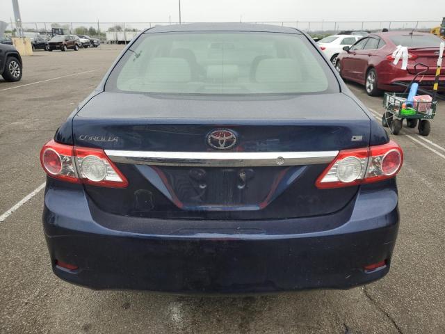 2T1BU4EE1CC840131 - 2012 TOYOTA COROLLA BASE BLUE photo 6