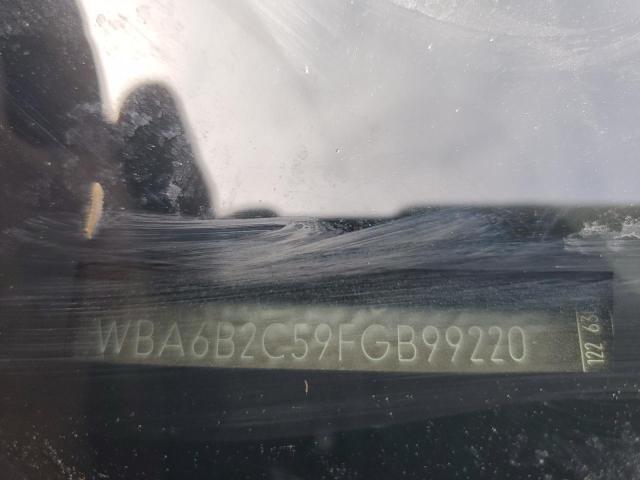 WBA6B2C59FGB99220 - 2015 BMW 650 I GRAN COUPE BLACK photo 12