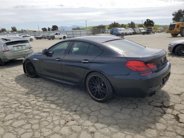 WBA6B2C59FGB99220 - 2015 BMW 650 I GRAN COUPE BLACK photo 2