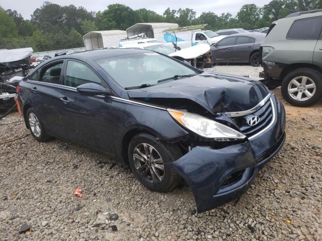 5NPEB4AC8DH650123 - 2013 HYUNDAI SONATA GLS BLUE photo 4