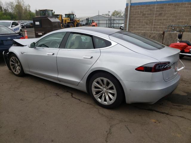 5YJSA1E20GF158842 - 2021 TESLA MODEL S Արծաթագույն լուսանկար 2