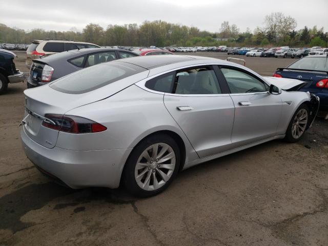 5YJSA1E20GF158842 - 2021 TESLA MODEL S Արծաթագույն լուսանկար 3