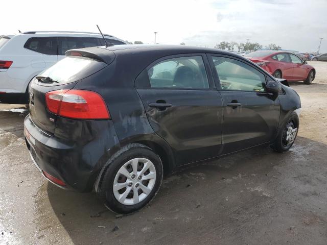 KNADM5A3XD6176226 - 2013 KIA RIO LX BLACK photo 3