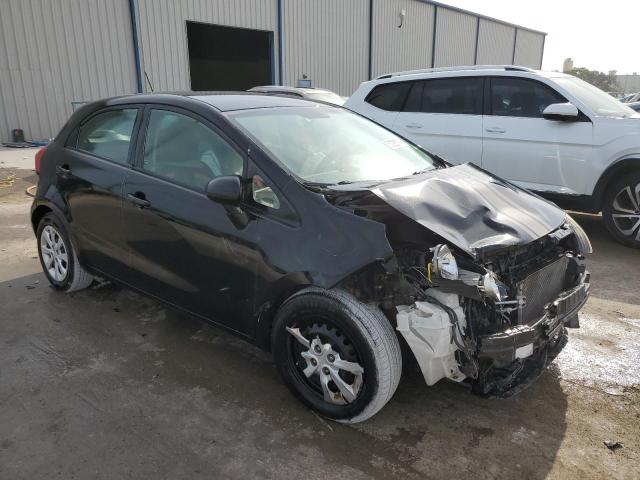 KNADM5A3XD6176226 - 2013 KIA RIO LX BLACK photo 4