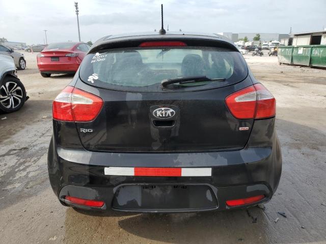 KNADM5A3XD6176226 - 2013 KIA RIO LX BLACK photo 6