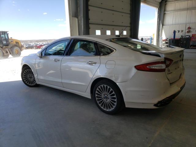 3FA6P0D97FR209443 - 2015 FORD FUSION TITANIUM WHITE photo 2