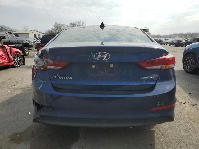 5NPD84LFXHH131419 - 2017 HYUNDAI ELANTRA SE BLUE photo 6