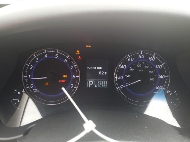 JN1AJ0HRXCM451215 - 2012 INFINITI EX35 BASE Արծաթագույն լուսանկար 9