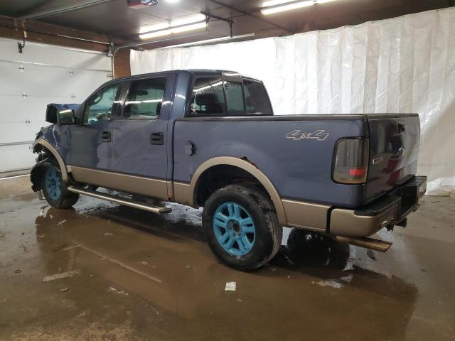 1FTPW145X5FA57030 - 2005 FORD F150 SUPERCREW BLUE photo 2