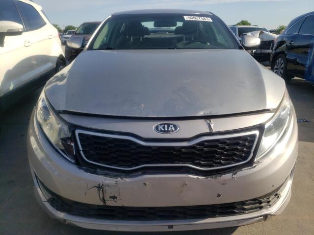 KNAGM4ADXD5054360 - 2013 KIA OPTIMA HYBRID GRAY photo 5