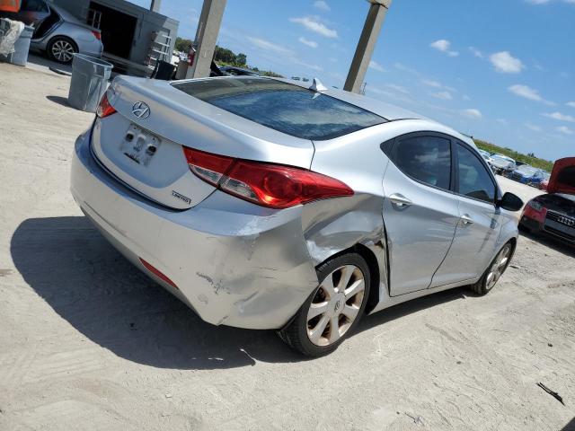 5NPDH4AE3DH321647 - 2013 HYUNDAI ELANTRA GLS SILVER photo 3