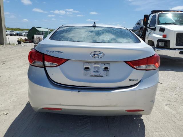 5NPDH4AE3DH321647 - 2013 HYUNDAI ELANTRA GLS SILVER photo 6