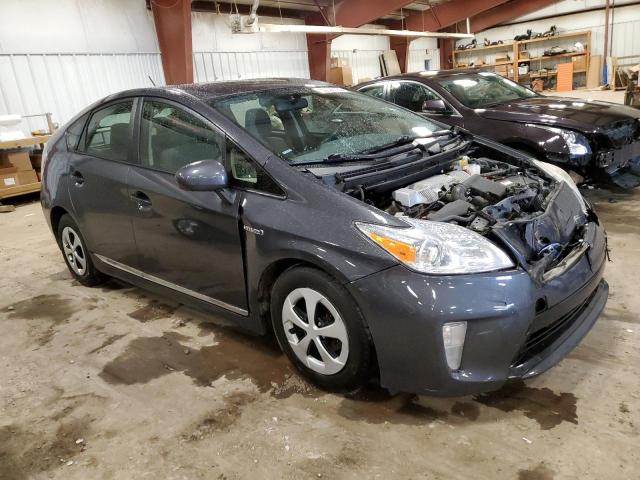 JTDKN3DU9D1721832 - 2013 TOYOTA PRIUS GRAY photo 4