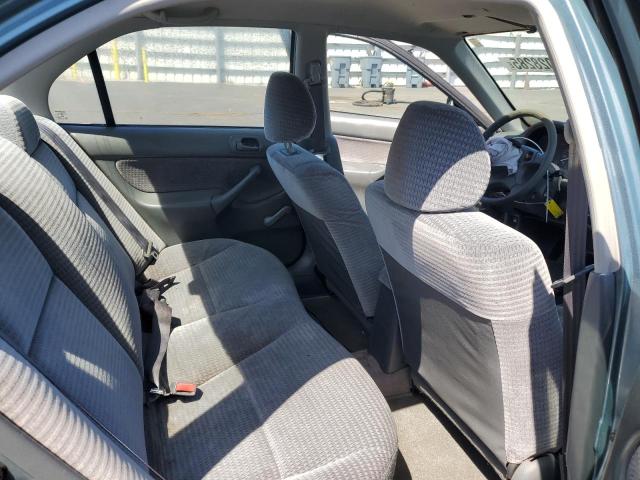 2HGEJ6613YH558116 - 2000 HONDA CIVIC BASE BLUE photo 10