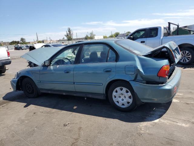 2HGEJ6613YH558116 - 2000 HONDA CIVIC BASE BLUE photo 2