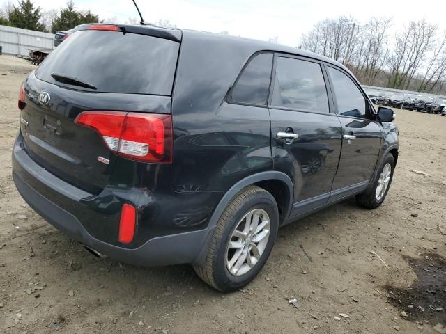 5XYKT3A68FG570867 - 2015 KIA SORENTO LX BLACK photo 3