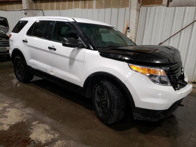 1FM5K8AR2FGB83960 - 2015 FORD EXPLORER POLICE INTERCEPTOR 白色 照片 4