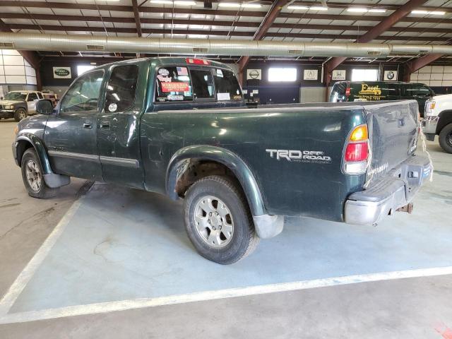 5TBBT44103S378145 - 2003 TOYOTA TUNDRA ACCESS CAB SR5 GREEN photo 2