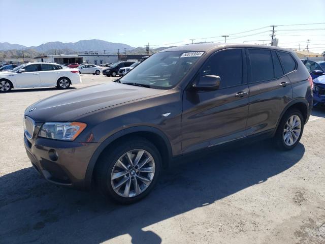 5UXWX9C57E0D37503 - 2014 BMW X3 XDRIVE28I BROWN photo 1