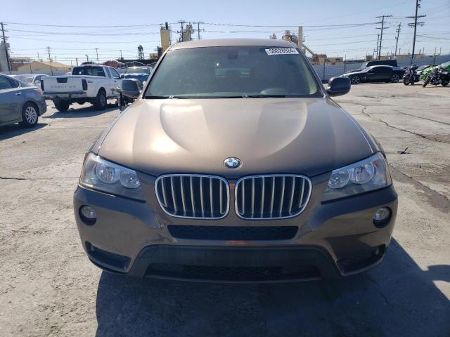 5UXWX9C57E0D37503 - 2014 BMW X3 XDRIVE28I BROWN photo 5