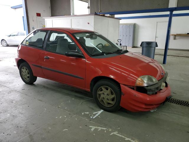 2C1MR2220W6720980 - 1998 CHEVROLET METRO LSI RED photo 4