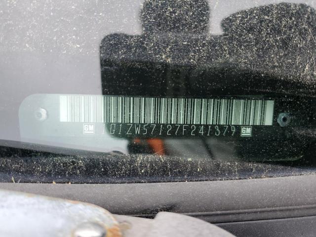 1G1ZW57127F241379 - 2007 CHEVROLET MALIBU SS 黑色 照片 12