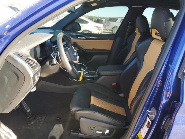 5YM13EC03P9P70498 - 2023 BMW X3 M BLUE photo 7