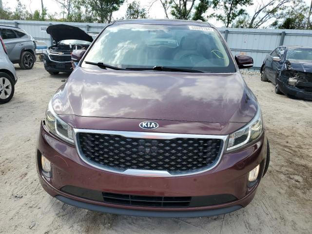 KNDMC5C12G6103969 - 2016 KIA SEDONA EX BURGUNDY photo 5