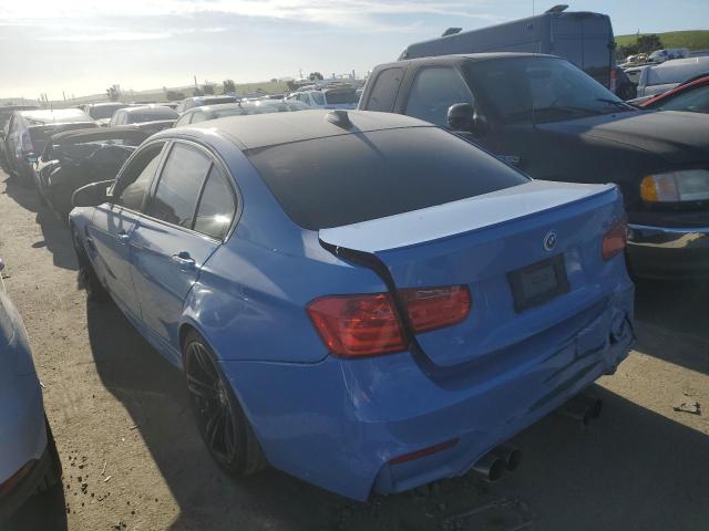 WBS3C9C55FP804464 - 2015 BMW M3 BLUE photo 2