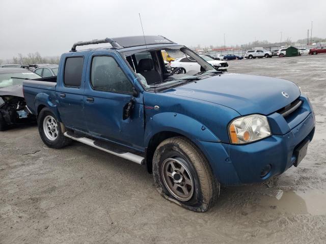 1N6MD27Y84C426727 - 2004 NISSAN FRONTIER CREW CAB SC BLUE photo 4