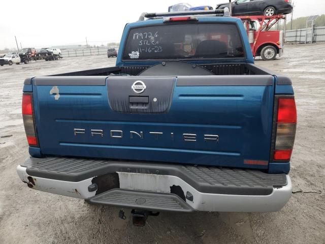 1N6MD27Y84C426727 - 2004 NISSAN FRONTIER CREW CAB SC BLUE photo 6