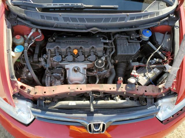 2HGFG12826H564270 - 2006 HONDA CIVIC EX RED photo 11